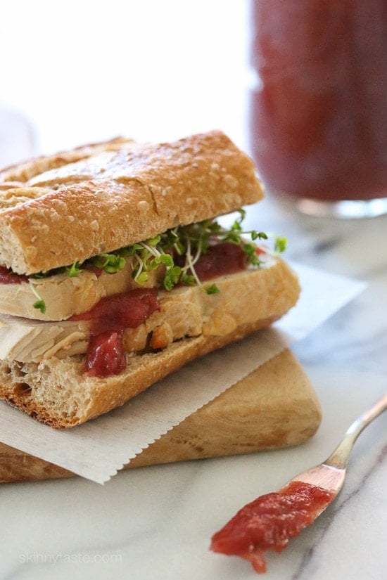 Slow Cooker Cranberry-Pear Butter Sweet Autumn pears compliment tart cranberries in this wonderful cranberry pear butter spread, perfect for Thanksgiving, Friendsgiving or anytime you want to add a little sweet-tartness to your meal.