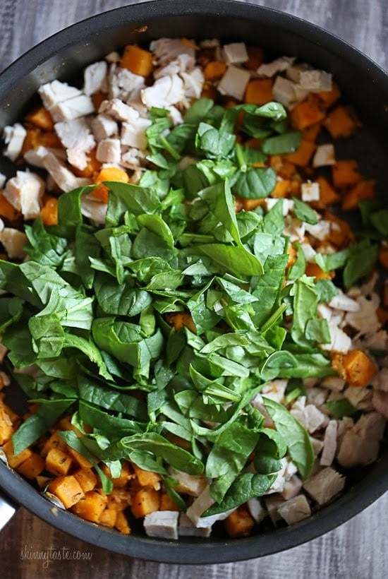 Leftover Turkey and Sweet Potato Frittata