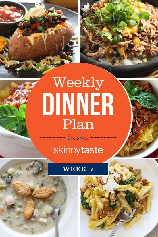  Skinnytaste Dinner Plan (Week 7)