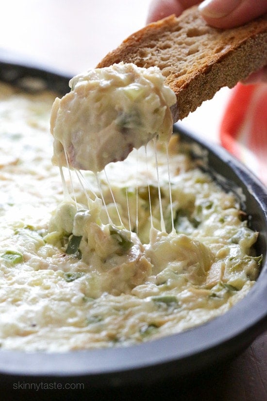 If you like hot, melty Chicken Philly Cheesesteak Sandwiches, you'll love this dip! This is one dip you'll want to have at any party, perfect for the super bowl coming up.