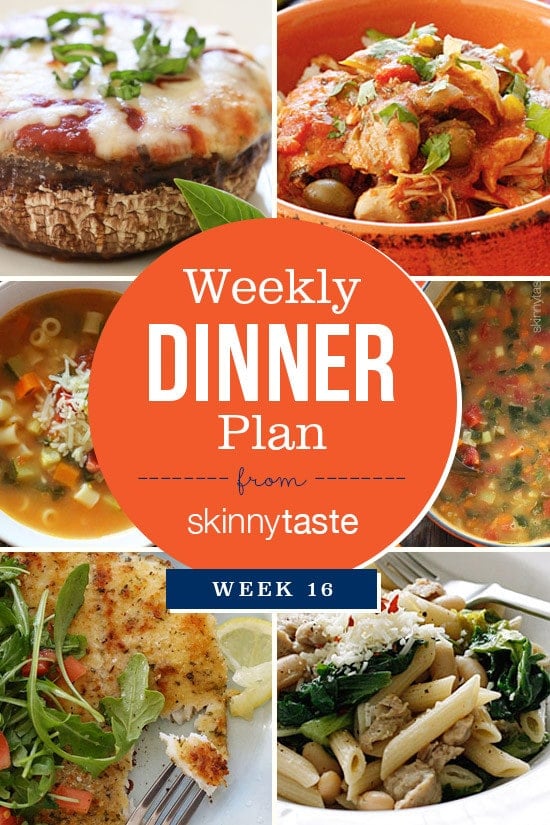 Skinnytaste Dinner Plan (Week 16)