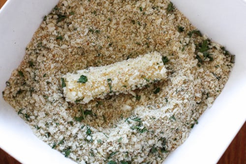 how to make baked mozzarella sticks