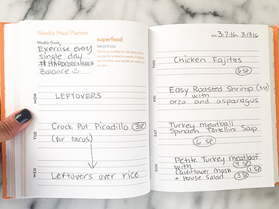Skinnytaste Dinner Plan (Week 19) Skinnytaste Dinner Plan (Week 19)