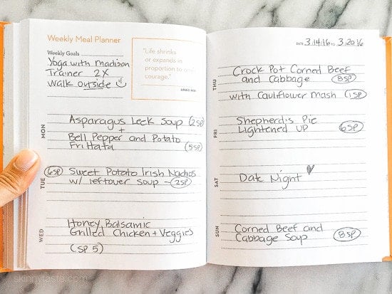 Skinnytaste Dinner Plan (Week 20)