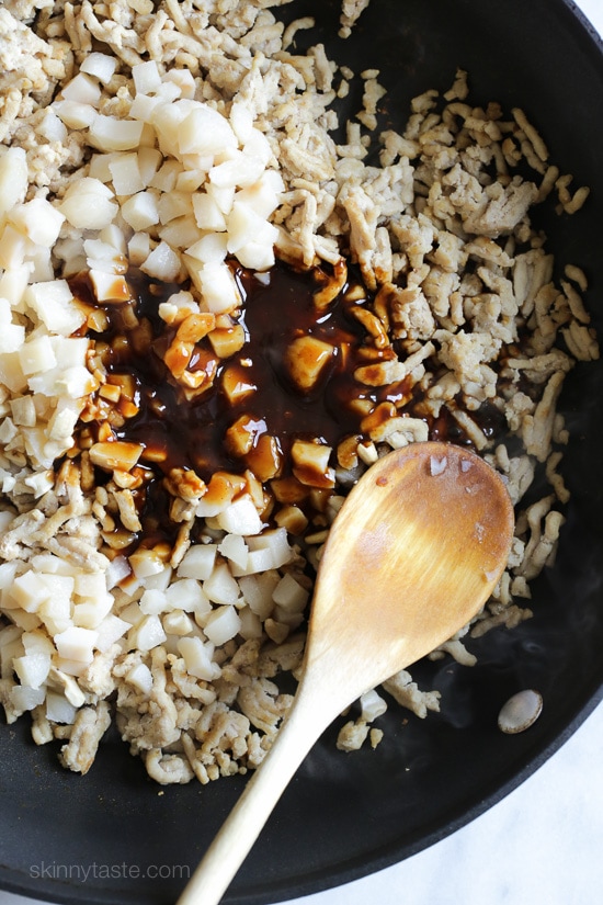 Asian Lettuce Wrap Chicken Chopped Salad recipe