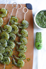 Chermoula is a sauce, similar to a pesto, used in North African cooking as a marinade to flavor fish or seafood, but it can be used on other meats, vegetables or stirred into couscous.