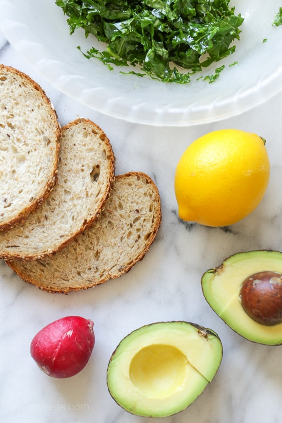 Avocado toast ingredients