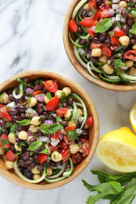 Mediterranean Bean Salad-6