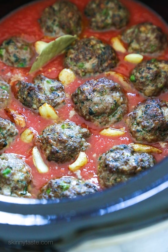 Slow Cooker Broccoli Rabe Meatballs-6