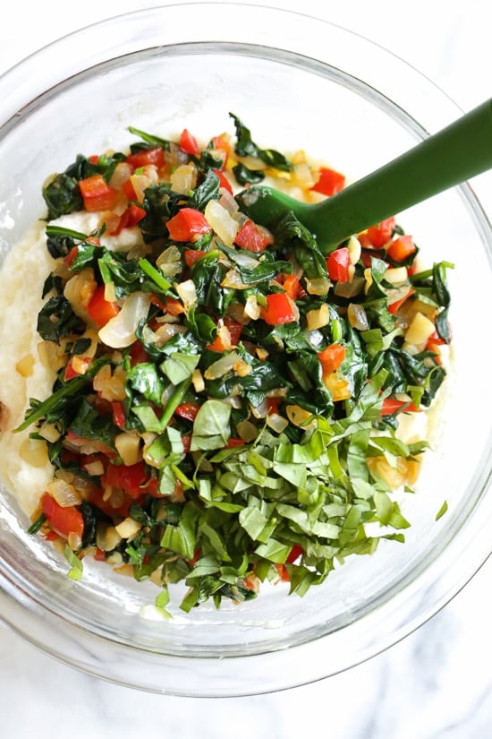 Veggie Lasagna Zucchini Boats-8