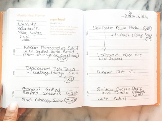 Skinnytaste Dinner Plan (Week 33)