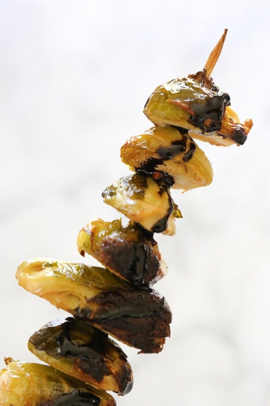 When you think of grilled vegetables, corn, eggplant, peppers and zucchini usually come to mind. But did you know you can make Brussels sprouts on the grill too? They come out perfectly charred on the edges and make the perfect side to grilled steaks, pork or chicken.