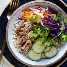 Slow Cooker Pork Banh Mi Bowl