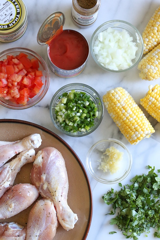 Chicken stew (pollo guisado) is one of my favorite comfort foods, and my whole family loves it. I made this three times the past two weeks, that's how good this was!