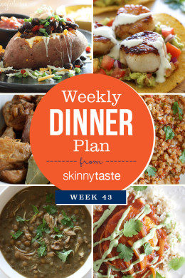 Skinnytaste Dinner Plan (Week 43)