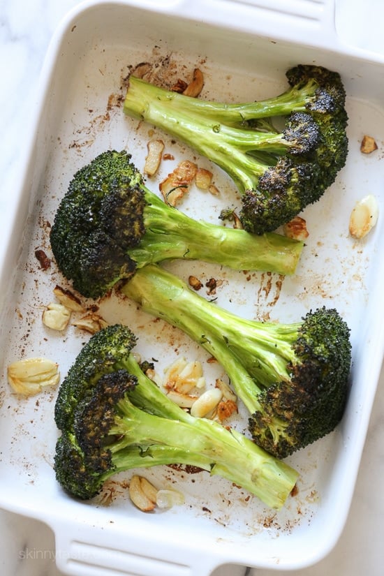 Roasted broccoli the parmesan treatment!