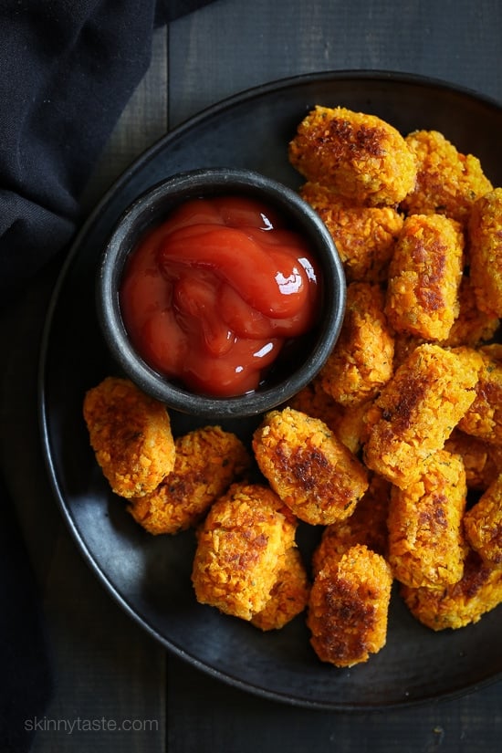 Sweet Potato and Carrot “Tots”