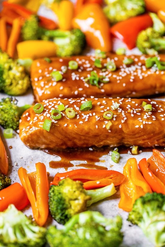 Sheet Pan Teriyaki Salmon