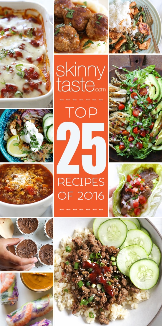 Top 25 Most Popular Skinnytaste Recipes 2016