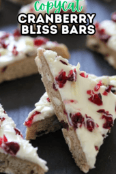 Cranberry Bliss Bars