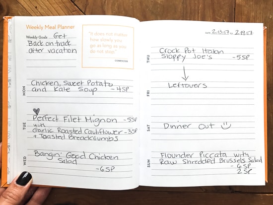 Skinnytaste Dinner Plan (Week 62)