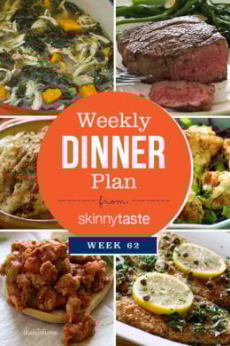Skinnytaste Dinner Plan (Week 62)