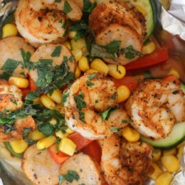Cajun Shrimp Foil Packets