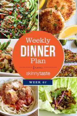 Skinnytaste Dinner Plan (Week 67)