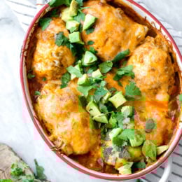 These low-carb Enchilada Chicken Roll-Ups give you authentic enchilada flavor without all the work, calories or fat. And you won’t even miss the tortillas!