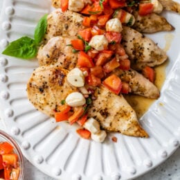 Grilled Chicken Bruschetta