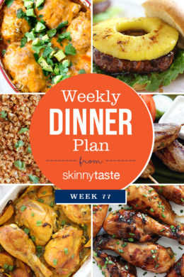 Skinnytaste Dinner Plan (Week 77)
