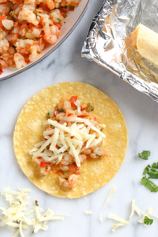 Baked Shrimp Taquitos