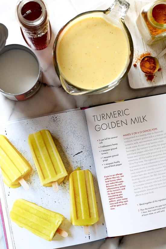 Turmeric Golden Milk is all the rave these days! So why not enjoy them frozen all summer long. Turmeric is an anti-inflammatory, and is said to help boost the immune system, so not only will they cool you off, it's also a great way to get the benefits of Turmeric.