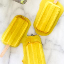 Turmeric Golden Milk is all the rave these days! So why not enjoy them frozen all summer long. Turmeric is an anti-inflammatory, and is said to help boost the immune system, so not only will they cool you off, it's also a great way to get the benefits of Turmeric.