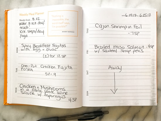 Skinnytaste Dinner Plan (Week 79)