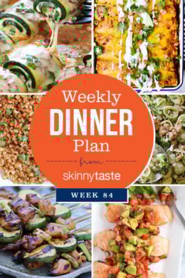 Skinnytaste Dinner Plan (Week 84)