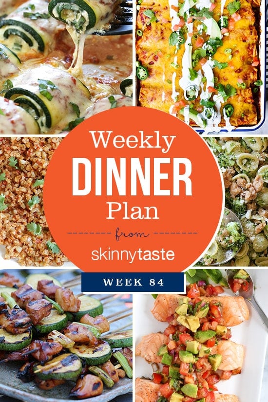 Skinnytaste Dinner Plan (Week 84)