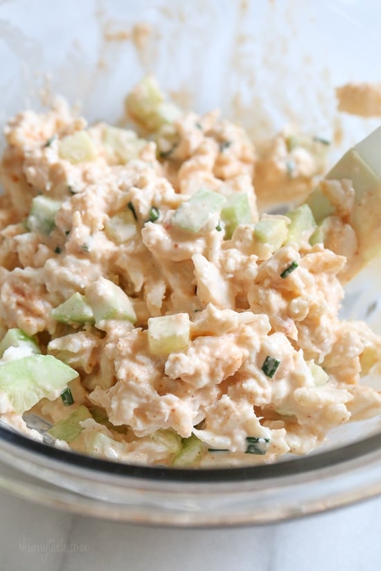 All the flavors in a Spicy California roll without the rice! These avocados are stuffed with lump crab, cucumbers and spicy mayo topped with furakike and drizzled with soy sauce. I’ve had this idea in my head all week, I wasn’t exactly sure how it would come out but I’m obsessed with them, they came out so good!