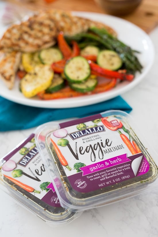 This Garlic and Herb Grilled Chicken and Veggie recipe checks off all the boxes – quick, easy, delicious and low-carb!