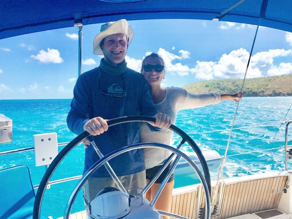 We went on a 10 day sailing charter about the British Virgin Islands and it was AMAZING! This bareboat charter with Sunsail in the BVIs is something I definitely recommend doing.