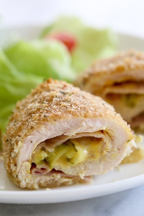 This Cubano Chicken Roll Up idea came to me after having a serious pickle craving! I wanted to make a hot dish utilizing dill pickles in some way and decided to stuff a chicken breast with everything you'd normally find in a Cuban Sandwich – pickles, mustard, Swiss, and ham. But I took it a step further and brined the cutlets overnight in pickle juice for extra flavor, the results were outstanding!!!