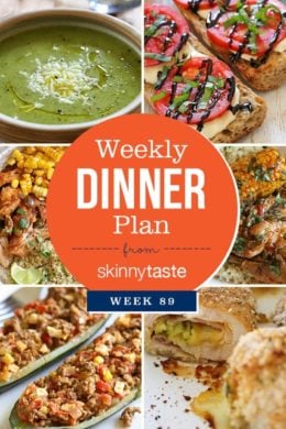 Skinnytaste Dinner Plan (Week 89)