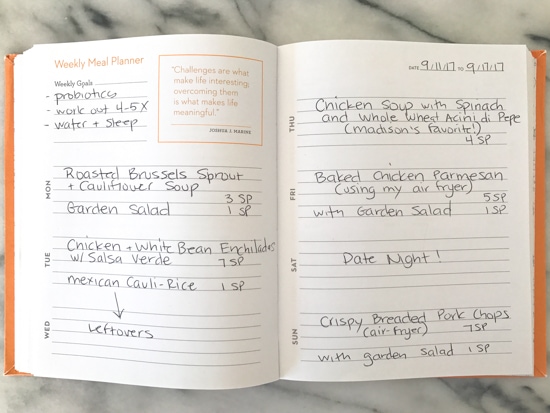 Skinnytaste Dinner Plan (Week 91)