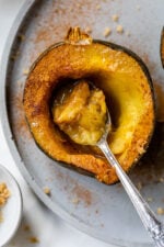 Roasted Acorn Squash with Brown Sugar