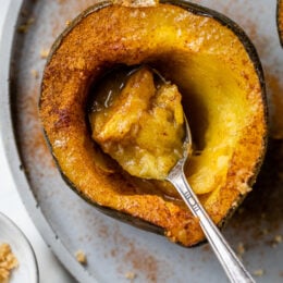 Roasted Acorn Squash with Brown Sugar