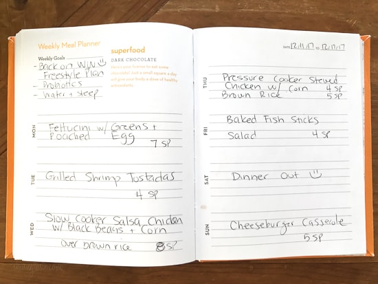 Skinnytaste Dinner Plan (Week 103)