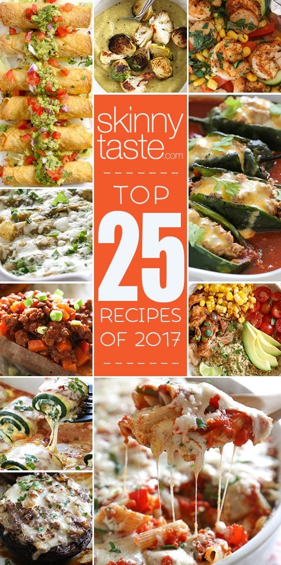 Top 25 Most Popular Skinnytaste Recipes 2017