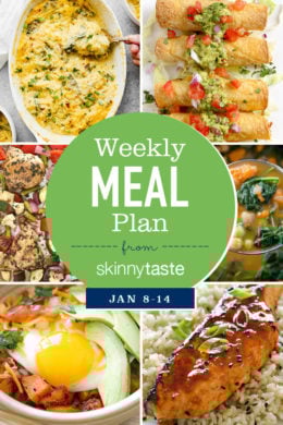 Skinnytaste Meal Plan (January 8-January 14)