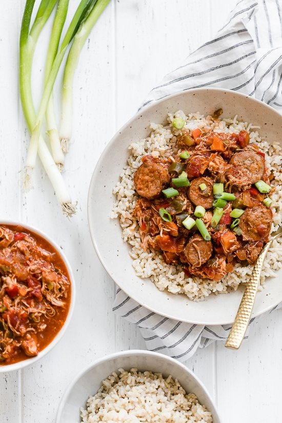 Slow Cooker Chicken and Sausage Creole