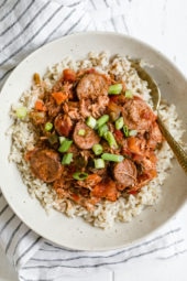 Slow Cooker Chicken and Sausage Creole